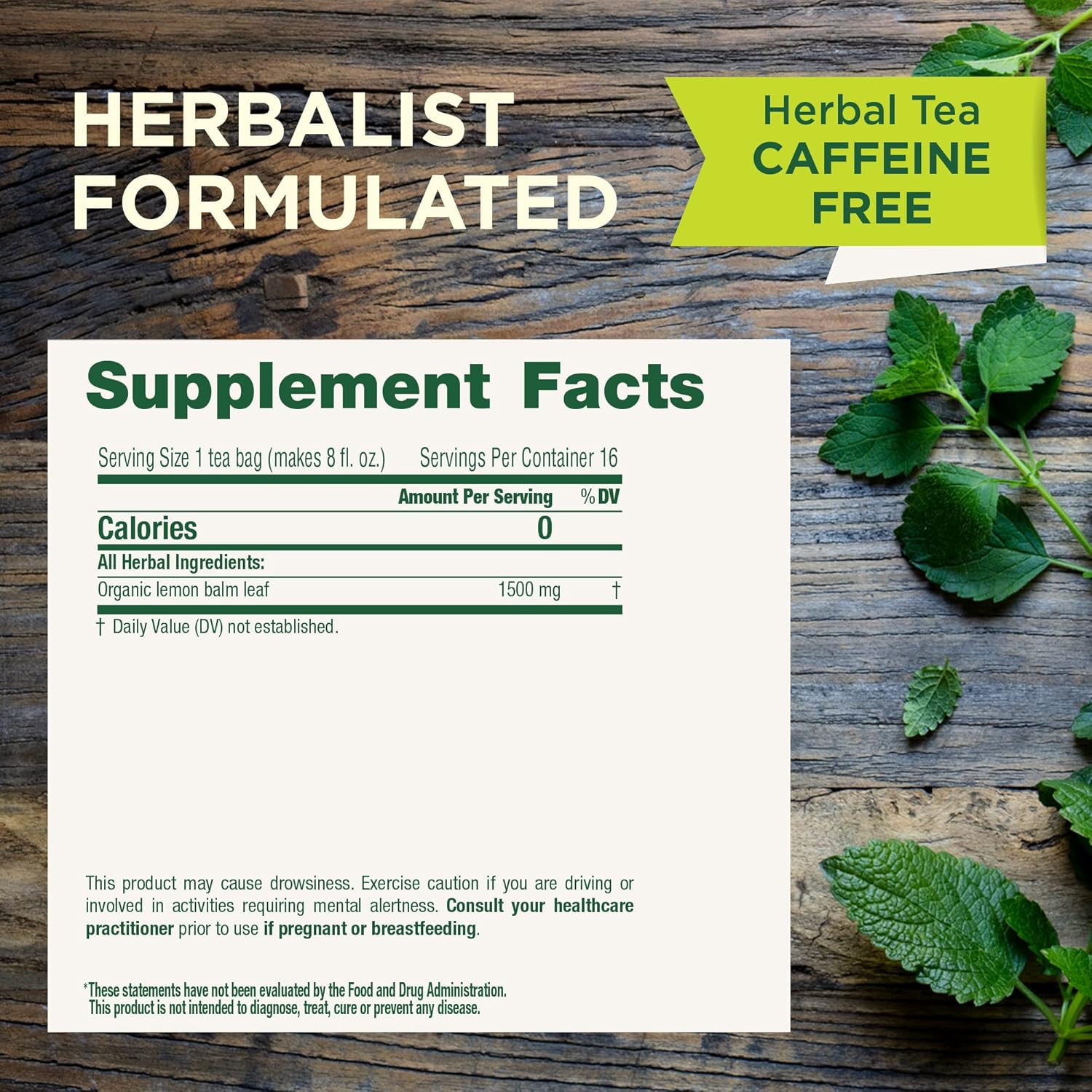 Traditional Medicinals Organic Lemon Balm - View 2